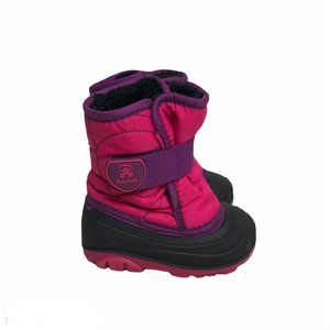 Kamik Winter Snow Boots Insulated & Waterproof 6 Toddler Girl Pink Purple
